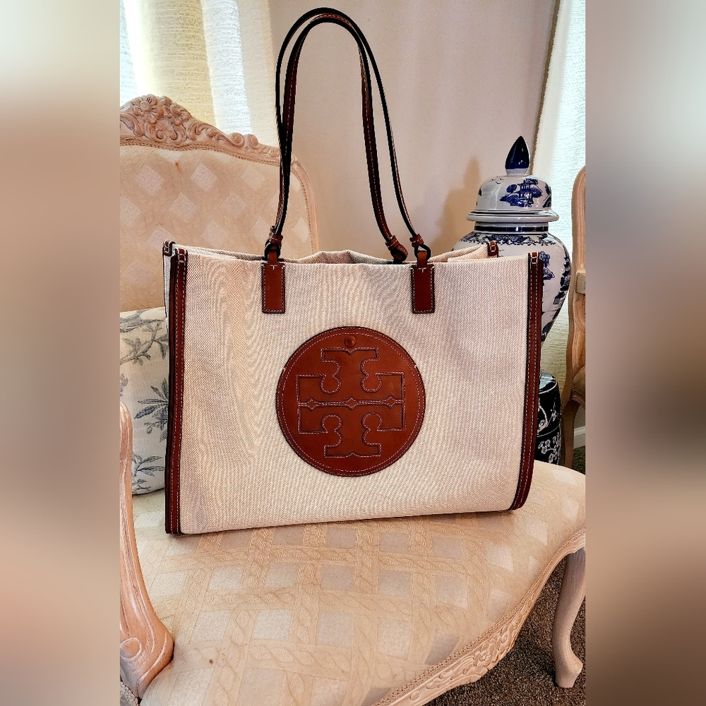 Tory Burch Ella Canvas Tote